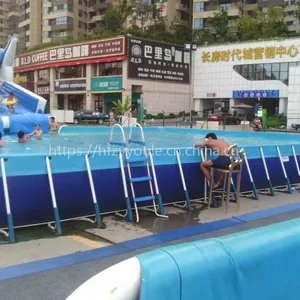 厂家供应2017新款爱巴爱麻水上乐园 支架水池可定制规格