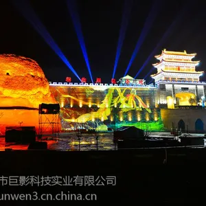 t都市巨影W155投影机-文化旅游景点夜景亮化,舞台演出背景投影