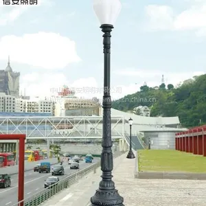 欧式***复古路灯单头景观高杆灯花园别墅路灯公园小区特色庭院灯
