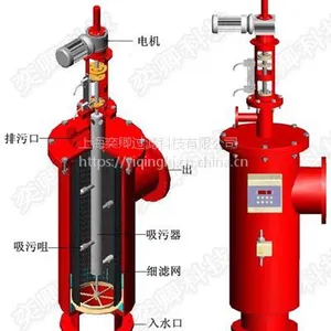 供应全自动立式吸吮式自清洗过滤器 大流量全自动过滤机