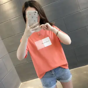 便宜清仓女式T恤韩版时尚T恤外贸杂款大码女装批发便宜地摊清货处理女式衬衣批发