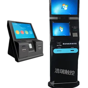 19寸智能酒店自助入住机开房机宾馆自动开房退房系统