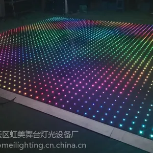 新款视频地板砖 可走文字图案与星空效果的亚克力视频地板砖