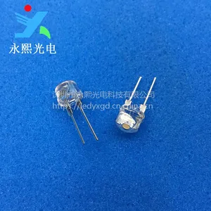 8mm��ñ�׷���ɫled���鷢������� 0.5w�����ƹ� led�Ƶ� �������