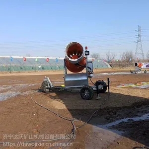 2018新款滑雪场人工造雪机工作视频 大扬程适配游乐场所