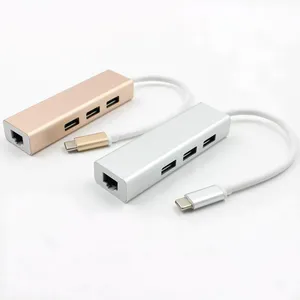 伟星 工厂生产 type-c转RJ45千兆网卡 集线器 促销