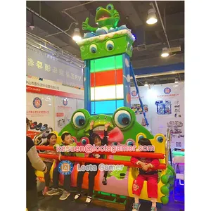广东供应中山泰乐游乐制造 中小型室内外游乐设备升降塔迷儿童跳楼机5座趣味青蛙跳（LT-PR14）