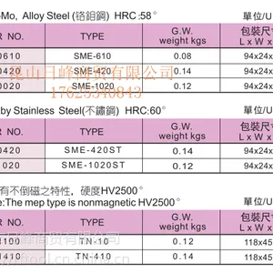 N 台湾丽勋LI-HSUN偏心式寻边器SME- 610