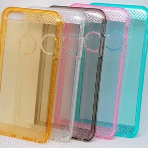 iphone6s plus星钻手机壳防摔透明苹果6plus闪粉手机套气囊来电闪