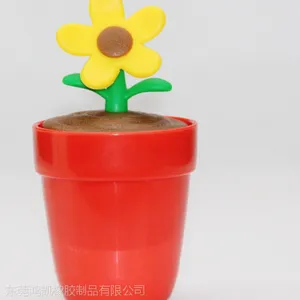 创意花朵漂浮茶漏304不锈钢茶滤 带硅胶花朵茶隔茶叶过滤器