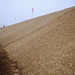 椰丝毯边坡绿化 公路边坡防护生态毯 植物纤维毯 椰丝毯