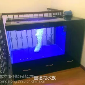 锦鲤地缸 锦鲤鱼缸 保定鑫德龙水族鱼缸