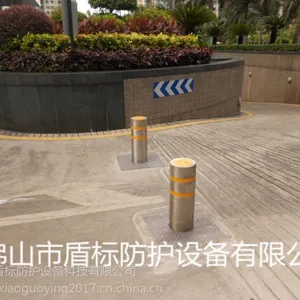 厂家直销半自动升降柱,停车场反恐防撞升降柱,交通警示柱防冲撞路桩