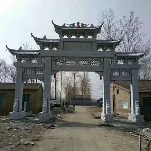 四川花岗岩石雕石牌坊厂家金玉石雕加工厂
