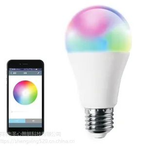 深圳圣心科技集团专业生产LED智能球泡灯 已在CCTV有报道 蓝牙球泡灯