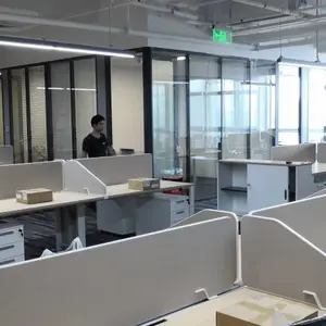 深圳罗湖活动屏风玻璃隔墙