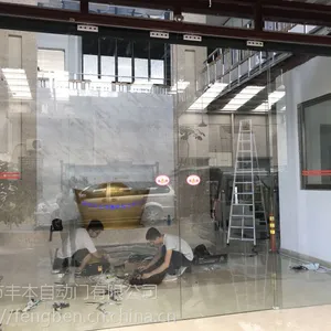 桂城玻璃电动门安装全套报价【丰本】快速上门安装