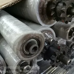 厂家直销包胶动力滚筒|链轮包胶|动力包胶滚筒|广州包胶