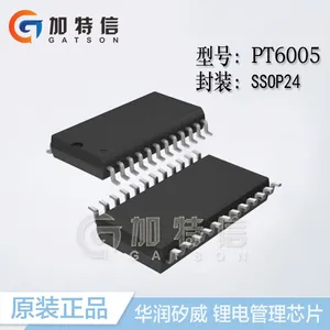 PT6005华润矽威一级代理原装正品 5串锂离子/聚合物电池保护芯片 封装SSOP24