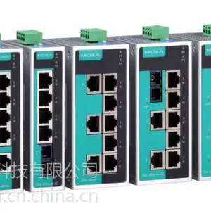 MOXA交换机 EDS-205A/208A 5口和8 口入门级非网管型以太网络交换机