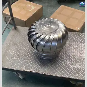 家用无动力通风帽 太原屋顶风吹自转风球 不锈钢500 600 800【河北华强】
