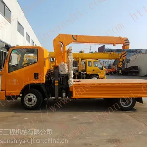 小型吊车,随车吊,自制吊,三轮移树吊,园林吊树平板运输车