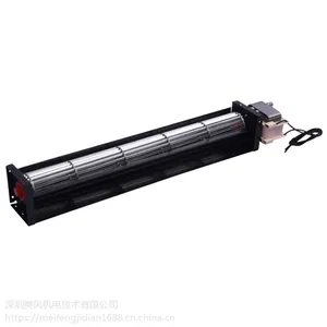 美风40*350贯流风机铝合金叶轮110V120V滚筒式横流贯流风扇大风量