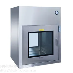 鑫邦600*600不锈钢304无尘室电子连锁洁净传递窗