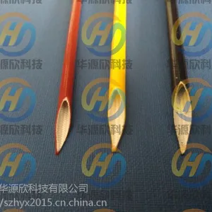 低压变压器绝缘保护硅橡胶玻璃纤维(内纤外胶)套管HYX-40/70