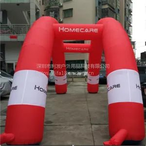 联门制作广告联拱 双联拱门免费设计和印广告送货上门 13410860577