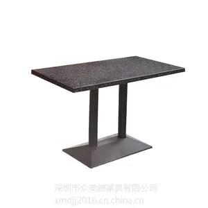 众美德餐厅家具,简约现代人造石餐桌table,餐饮大理石桌子批发