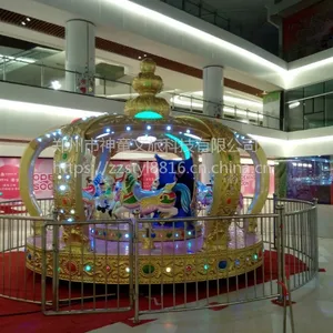 郑州神童游乐设备26座皇冠战马 公园广场 豪华项目