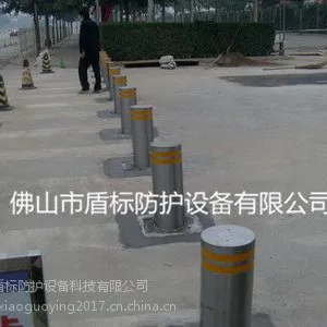 盾标防护批发24V电压自动升降柱,商场智能液压升降柱升降路桩,防撞升降路障