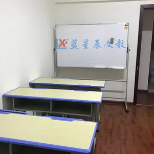 肇庆挂式单面磁性玻璃白板1