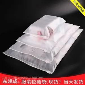 东莞凤岗磨砂拉链袋服装包装袋打底裤自封口袋 文胸密封袋 印刷可定制