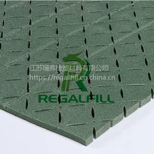 regalfill供应人造草坪合成材料减震垫 足球场基层垫 透水减震垫 三维弹性地垫