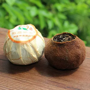 和茗茶业忆柑香品牌新会柑白茶 小号青柑白茶批发