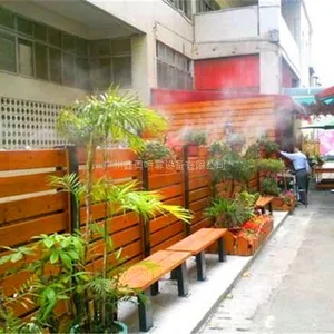 商业街店铺商铺露天集市高压喷雾降温设备餐厅大排档降温喷雾系统