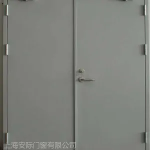 松江区超大钢质防火门平板式/转印定制厂家 木质免漆防火门 防火卷帘门安装报价 上海安际防火门品牌厂