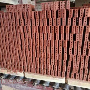 紫砂外墙砖 陶土劈开砖 道板砖 草坪砖 仿古青砖 文化砖 环保透水砖等(来样可定制)