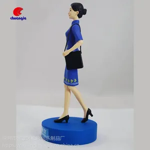 航空手办定制 漂亮空姐空哥人物仿真树脂飞行员摆件