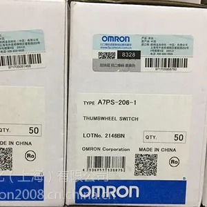 Omron/ 欧姆龙 拨码开关 A7PS-206-1 卡入式防尘原装拨码开关