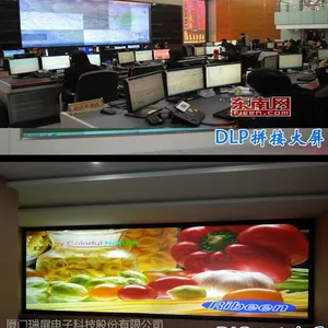新疆乌鲁木齐瑞屏DLP激光无缝大屏幕广泛应用于人民防空领域