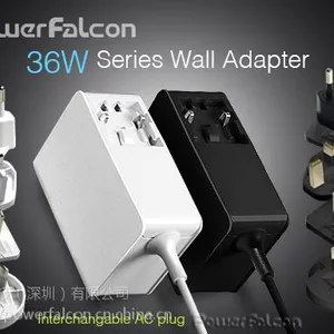 PowerFalcon 36W可换插墙适配器