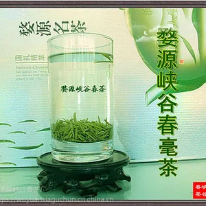 供应江西绿茶 峡谷春 婺源深山云雾春毫绿茶 500g配送牛皮纸手提袋