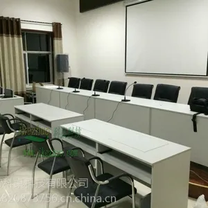 翻转电脑桌 税务办公桌 会议桌显示器翻转器 板式