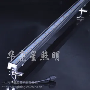 亮化灯具防水线型投光灯厂家专卖24v3000k线条灯12w广告硬灯条华亮星