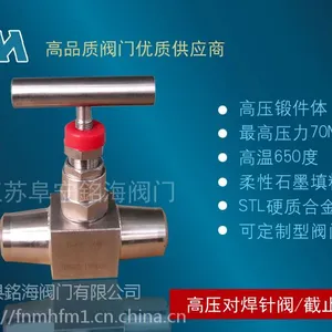 J61Y不锈钢高压焊接针阀