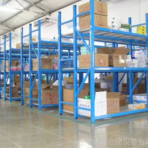 批发轻型 中型货架 济南德嘉生产横梁式仓储货架 价格优惠