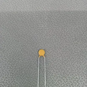土色电容生产厂家土色外弯内弯低压瓷片电容Y5V 50V 104M 0.1UF 电容P=5MM